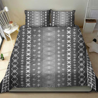 Black Samoa Malu Tattoo Inspired Bedding Set - Polynesian Pride