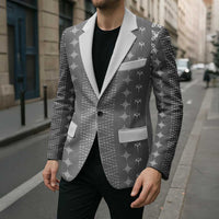 Black Samoa Malu Tattoo Inspired Blazer - Polynesian Pride