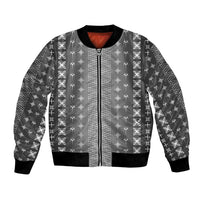 Black Samoa Malu Tattoo Inspired Bomber Jacket - Polynesian Pride