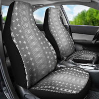 Black Samoa Malu Tattoo Inspired Car Seat Cover - Polynesian Pride