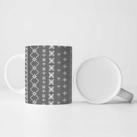 Black Samoa Malu Tattoo Inspired Ceramic Mug LT05 - Polynesian Pride