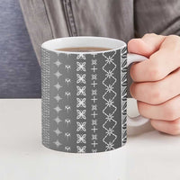 Black Samoa Malu Tattoo Inspired Ceramic Mug LT05 - Polynesian Pride