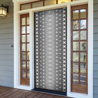 Black Samoa Malu Tattoo Inspired Door Cover LT05 - Polynesian Pride