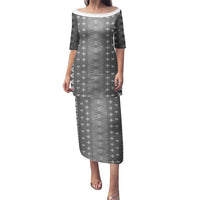 Black Samoa Malu Tattoo Inspired Family Matching Puletasi and Hawaiian Shirt - Polynesian Pride