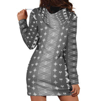 Black Samoa Malu Tattoo Inspired Hoodie Dress - Polynesian Pride