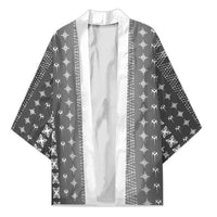 Black Samoa Malu Tattoo Inspired Kimono LT05 Unisex Black - Polynesian Pride