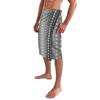 Black Samoa Malu Tattoo Inspired Lavalava LT05 - Polynesian Pride