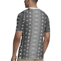 Black Samoa Malu Tattoo Inspired Rugby Jersey LT05 - Polynesian Pride