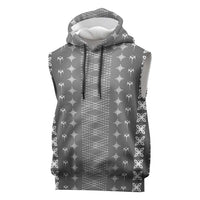 Black Samoa Malu Tattoo Inspired Sleeveless Hoodie LT05 Black - Polynesian Pride