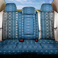 Blue Samoa Malu Tattoo Inspired Back Car Seat Cover - Polynesian Pride
