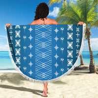 Blue Samoa Malu Tattoo Inspired Beach Blanket - Polynesian Pride