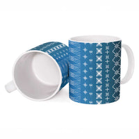 Blue Samoa Malu Tattoo Inspired Ceramic Mug LT05 - Polynesian Pride