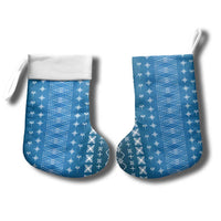 Blue Samoa Malu Tattoo Inspired Christmas Stocking LT05 - Polynesian Pride
