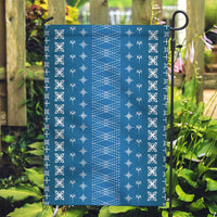 Blue Samoa Malu Tattoo Inspired Garden Flag - Polynesian Pride