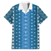 Blue Samoa Malu Tattoo Inspired Hawaiian Shirt LT05 Blue - Polynesian Pride