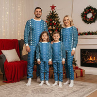 Blue Samoa Malu Tattoo Inspired Christmas Pajama Set LT05 - Polynesian Pride