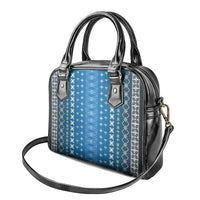 Blue Samoa Malu Tattoo Inspired Shoulder Handbag LT05 - Polynesian Pride