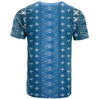 Blue Samoa Malu Tattoo Inspired T Shirt - Polynesian Pride
