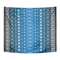 Blue Samoa Malu Tattoo Inspired Tapestry - Polynesian Pride