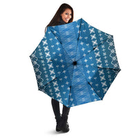 Blue Samoa Malu Tattoo Inspired Umbrella LT05 - Polynesian Pride