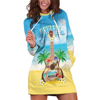 Hawaiian Ukulele Hoodie Dress Sound Of Happiness LT05 Colorful - Polynesian Pride