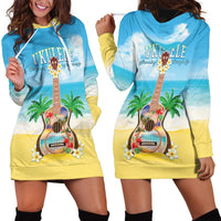 Hawaiian Ukulele Hoodie Dress Sound Of Happiness LT05 - Polynesian Pride