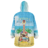 Hawaiian Ukulele Wearable Blanket Hoodie Sound Of Happiness LT05 - Polynesian Pride