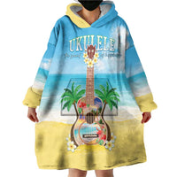 Hawaiian Ukulele Wearable Blanket Hoodie Sound Of Happiness LT05 - Polynesian Pride