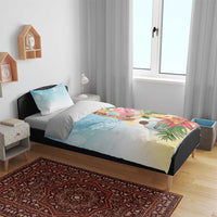 National Ukulele Day Bedding Set Tropical Vibe