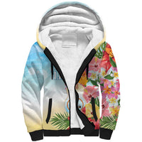 National Ukulele Day Sherpa Hoodie Tropical Vibe LT05 Unisex Colorful - Polynesian Pride