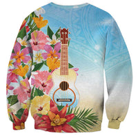 National Ukulele Day Sweatshirt Tropical Vibe LT05 - Polynesian Pride