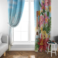 National Ukulele Day Window Curtain Tropical Vibe LT05 - Polynesian Pride