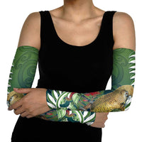 New Zealand Kea Bird Arm Sleeves With Maori Koru Fern LT05 - Polynesian Pride