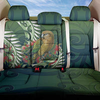 New Zealand Kea Bird Back Car Seat Cover With Maori Koru Fern LT05 One Size Green - Polynesian Pride