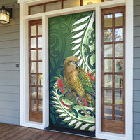 New Zealand Kea Bird Door Cover With Maori Koru Fern LT05 - Polynesian Pride