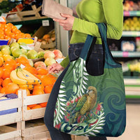 New Zealand Kea Bird Grocery Bag With Maori Koru Fern LT05 - Polynesian Pride
