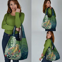New Zealand Kea Bird Grocery Bag With Maori Koru Fern LT05 - Polynesian Pride
