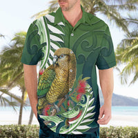 New Zealand Kea Bird Hawaiian Shirt With Maori Koru Fern LT05 - Polynesian Pride