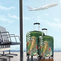 New Zealand Kea Bird Luggage Cover - Maori Koru Fern Design LT05 - Polynesian Pride