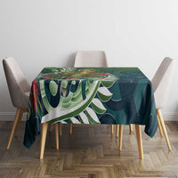 New Zealand Kea Bird Tablecloth With Maori Koru Fern LT05 - Polynesian Pride