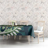 New Zealand Kea Bird Tablecloth With Maori Koru Fern LT05 - Polynesian Pride