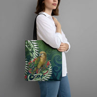 New Zealand Kea Bird Tote Bag With Maori Koru Fern LT05 - Polynesian Pride