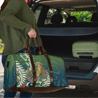 New Zealand Kea Bird Travel Bag With Maori Koru Fern LT05 - Polynesian Pride