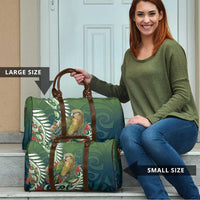 New Zealand Kea Bird Travel Bag With Maori Koru Fern LT05 - Polynesian Pride
