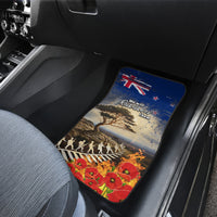 New Zealand ANZAC Day Car Mats The Lonesome Pine With Soldier Fern LT05 - Polynesian Pride