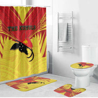 Papua New Guinea Rugby Bathroom Set Kumuls Heritage LT05 Bathroom Set (4 pcs) Yellow - Polynesian Pride