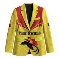 Papua New Guinea Rugby Custom Blazer Kumuls Heritage LT05 Unisex Yellow - Polynesian Pride