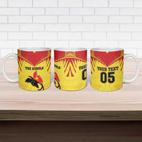 Papua New Guinea Rugby Custom Ceramic Mug Kumuls Heritage LT05 - Polynesian Pride