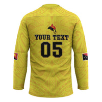 Papua New Guinea Rugby Custom Hockey Jersey Kumuls Heritage LT05 - Polynesian Pride