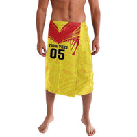 Papua New Guinea Rugby Custom Lavalava Kumuls Heritage LT05 Yellow - Polynesian Pride
